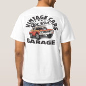 Retro Classic Hot Rod Car Chevy T-shirt (Achterkant)