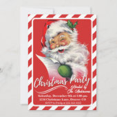 Retro Classic Kerstfeest Kaart (Voorkant)