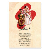  Retro Classic Old 50s Comic Rustic Wedding Kaart (Voorkant)