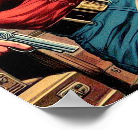 Retro Classic Pin Up Poster (Hoek)