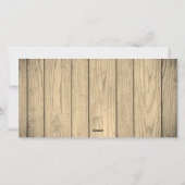 Retro Classic Red Kerstmis Truck Rustic Greeting Feestdagenkaart (Achterkant)