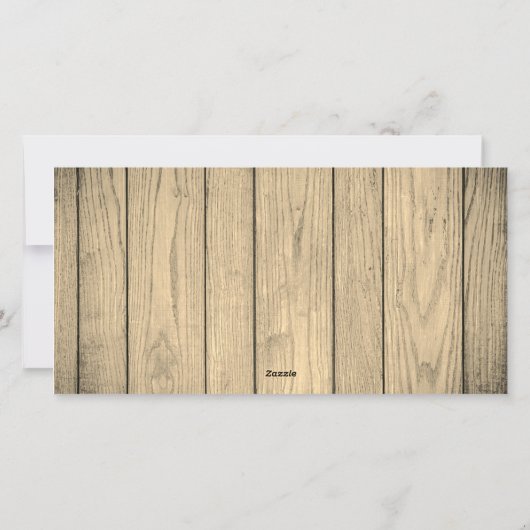 Retro Classic Red Kerstmis Truck Rustic Greeting Feestdagenkaart (Achterkant)