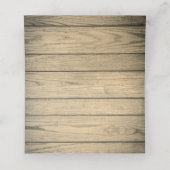 Retro Classic Rustic Merry Kerstred Truck Plaatskaartje (Binnenkant ongevouwen)