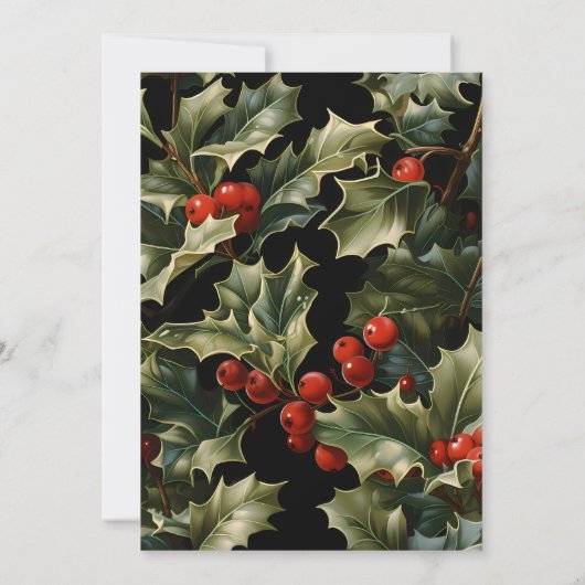 Retro Classic Santa Claus Kaart (Achterkant)