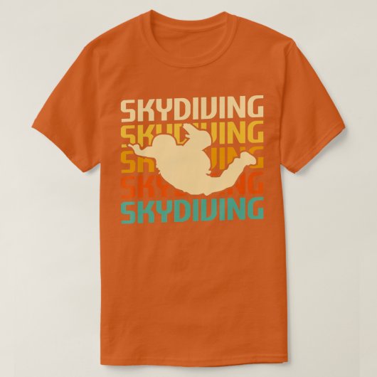 Retro Classic Skydiver 3 T-shirt (Design voorkant)