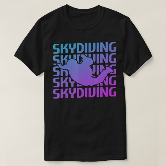 Retro  Classic Skydiver 6 T-shirt (Design voorkant)