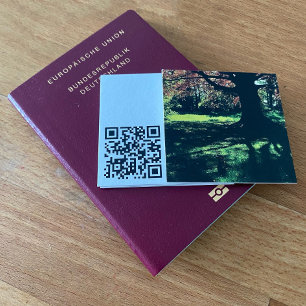 Retro Classic Square Instagram Visitekaartjes