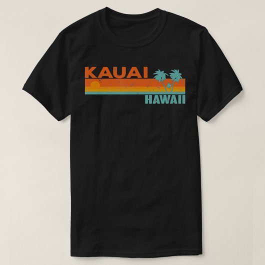Retro Classic  Summer Kauai Hawaii TShirt (Design voorkant)