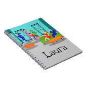 Retro Classic Television Spiral Notebook Notitieboek (Rechterzijde)