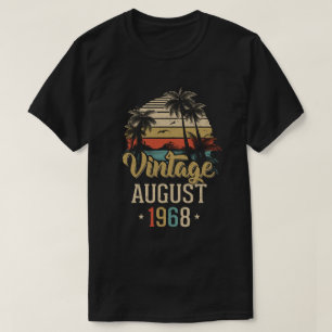 Retro Classic Vintage augustus 1968 50th Birthday  T-shirt