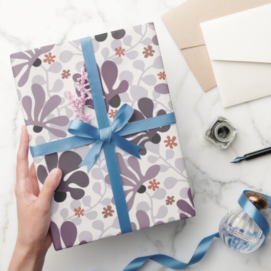 Retro Classic Wijnstokken & Bloemen Cadeaupapier (Geschenken)