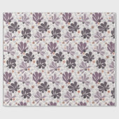 Retro Classic Wijnstokken & Bloemen Cadeaupapier (Vlak)