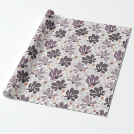 Retro Classic Wijnstokken & Bloemen Cadeaupapier