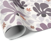 Retro Classic Wijnstokken & Bloemen Cadeaupapier (Rol Hoek)