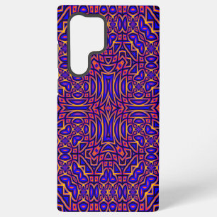 Retro Classy Kaleidoscope Patroon Samsung Galaxy Hoesje