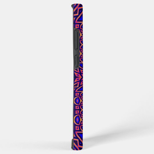 Retro Classy Kaleidoscope Patroon Samsung Galaxy Hoesje (Rechterkant)