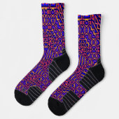 Retro Classy Kaleidoscope Patroon Sokken (Links)