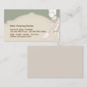 Retro Cleaning Service professioneel ontworpen Visitekaartje (Voorkant / Achterkant)