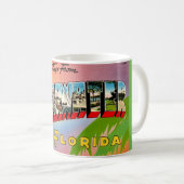 Retro Clearwater Florida mok (Voorkant rechts)