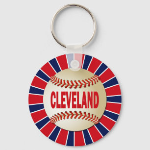 RETRO CLEVELAND BASEBALL SLEUTELHANGER