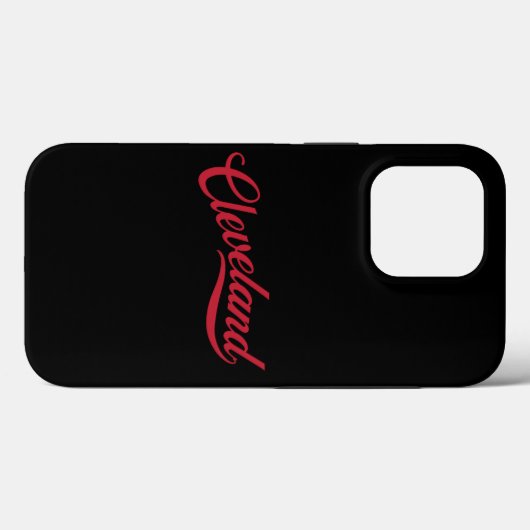 Retro Cleveland Case-Mate iPhone Case (Achterkant (horizontaal))