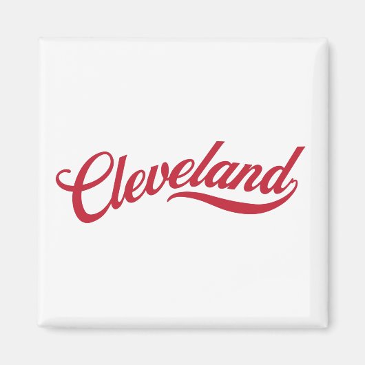 Retro Cleveland Magneet (Voorkant)