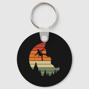 Retro Cliff Rotsklimmer Bergbeklimmer Berg Sleutelhanger