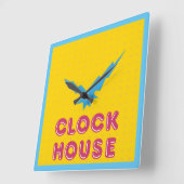 Retro - Clockhouse @ C&A - Clock Vierkante Klok (Hoek)