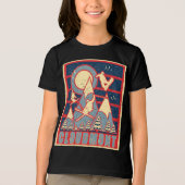 Retro Cloudmont Ski jaren '80 Tri-Blend Shirt (Voorkant)