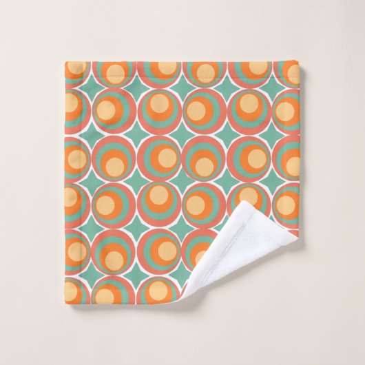 Retro Clovers Bad Handdoek (Wasdoekje)