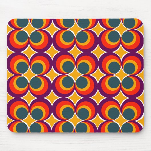 Retro Clovers Muismat (Voorkant)