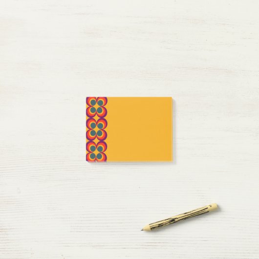Retro Clovers Post-it Notes (Op bureau)