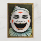 Retro Clown Briefkaart (Voorkant)
