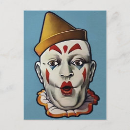 Retro Clown Briefkaart