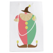 Retro Clown Circus Thema Medium Cadeauzakje (Voorkant)