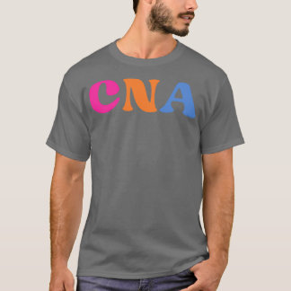 Retro CNA-verpleegkundige assistent met stethoscoo T-shirt