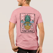 Retro Coast Guard Beach artwork aan beide zijden Tri-Blend Shirt (Achterkant)