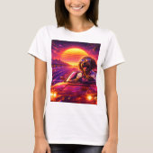 Retro Cockapoo Bestuurder Tshirt 80s Auto (Voorkant)