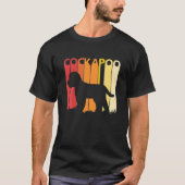Retro Cockapoo Dog  Merry Christmas Gift T-shirt (Voorkant)