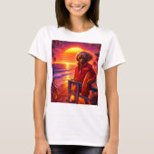 Retro Cockapoo Reddingswerker T-shirt (Voorkant)