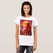 Retro Cockapoo Reddingswerker T-shirt (Voorkant volledig)