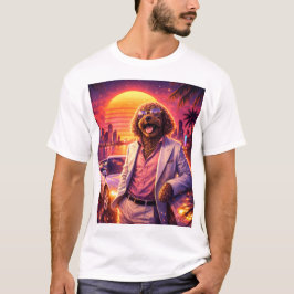 Retro Cockapoo T-shirt in 80s-stijl