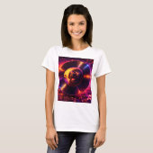 Retro Cockapoo Vinyl Record T-shirt 80s Muziek (Voorkant volledig)