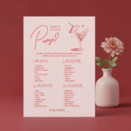 Retro Cocktail Bachelorette Wat Zit Er In Je Tas Kaart