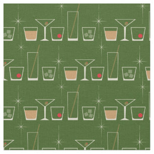 Retro Cocktail Glass Cute  Mod's van 1950 Stof