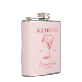 Retro Cocktail Jubileumfeest voor de Bruid Heupfles (Rechts)