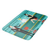 Retro Cocktail Lounge Bath Mat (Gekanteld)