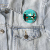Retro Cocktail Lounge Couple Button (In situ)