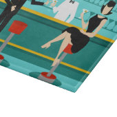 Retro Cocktail Lounge Cutting Board Snijplank (Hoek)