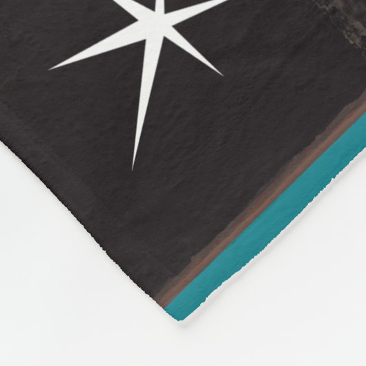 Retro Cocktail Lounge Fleece Deken (Hoek)